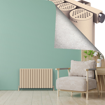 - AKONIT Radiateur en Aluminium 600x1045 Cappuccino  - AKONIT Radiateur en Aluminium 600x1045 Cappuccino