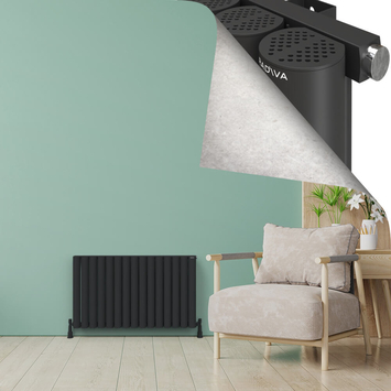 - AKONIT Radiateur en Aluminium 600x1045 Anthracite Foncé  - AKONIT Radiateur en Aluminium 600x1045 Anthracite Foncé