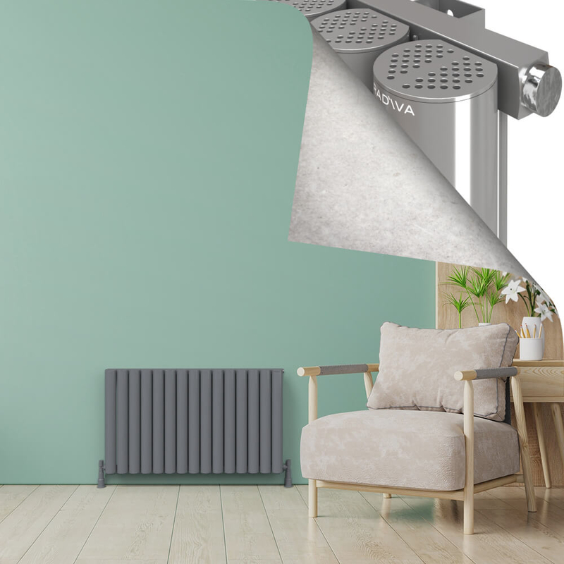 AKONIT Aluminium Radiator 600x1045 Plasma Grey