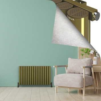 - AKONIT Radiateur en Aluminium 600x1045 Plasma Laiton  - AKONIT Radiateur en Aluminium 600x1045 Plasma Laiton