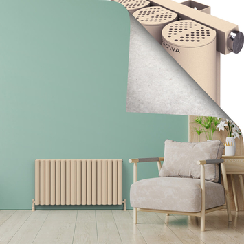 - AKONIT Radiateur en Aluminium 600x1185 Cappuccino  - AKONIT Radiateur en Aluminium 600x1185 Cappuccino