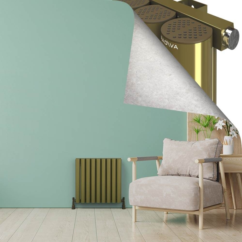 AKONIT Alüminyum Radyatör 600x625 Plazma Prinç