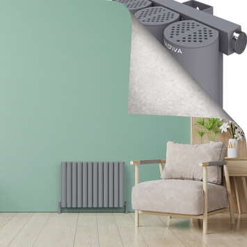 - AKONIT Radiateur en Aluminium 600x835 Gris  - AKONIT Radiateur en Aluminium 600x835 Gris