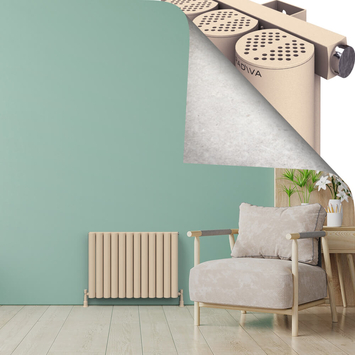 - AKONIT Radiateur en Aluminium 600x835 Cappuccino  - AKONIT Radiateur en Aluminium 600x835 Cappuccino