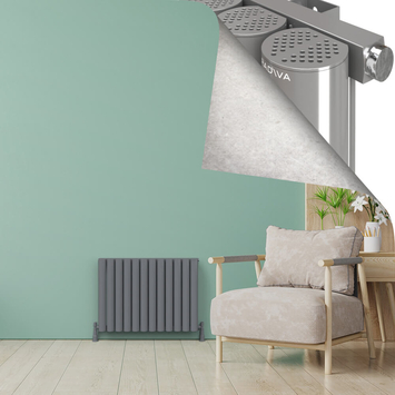 - AKONIT Radiateur en Aluminium 600x835 Plasma Gris  - AKONIT Radiateur en Aluminium 600x835 Plasma Gris