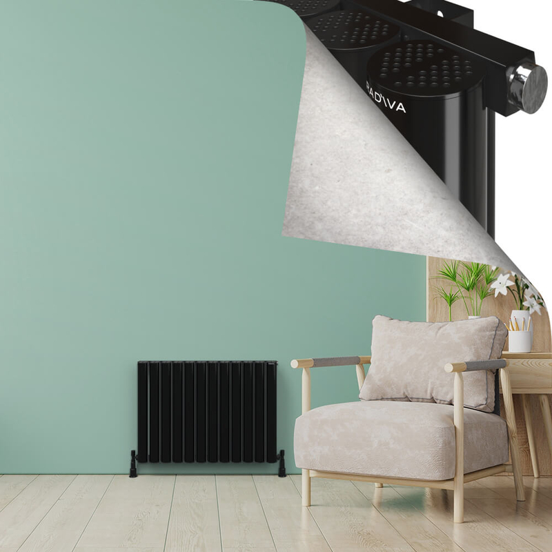 AKONIT Alüminyum Radyatör 600x835 Plazma Siyah