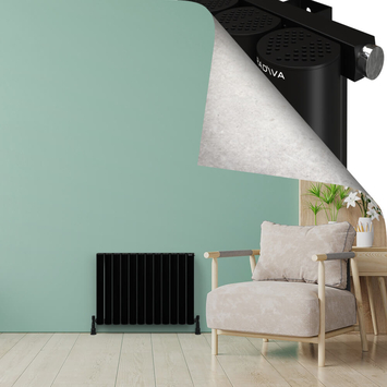 - AKONIT Radiateur en Aluminium 600x835 Noir  - AKONIT Radiateur en Aluminium 600x835 Noir