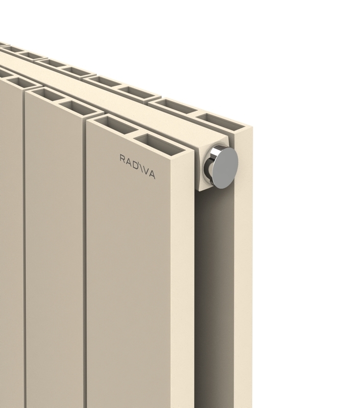ALBIZIA Aluminium Radiator 1800x280 Cappucino