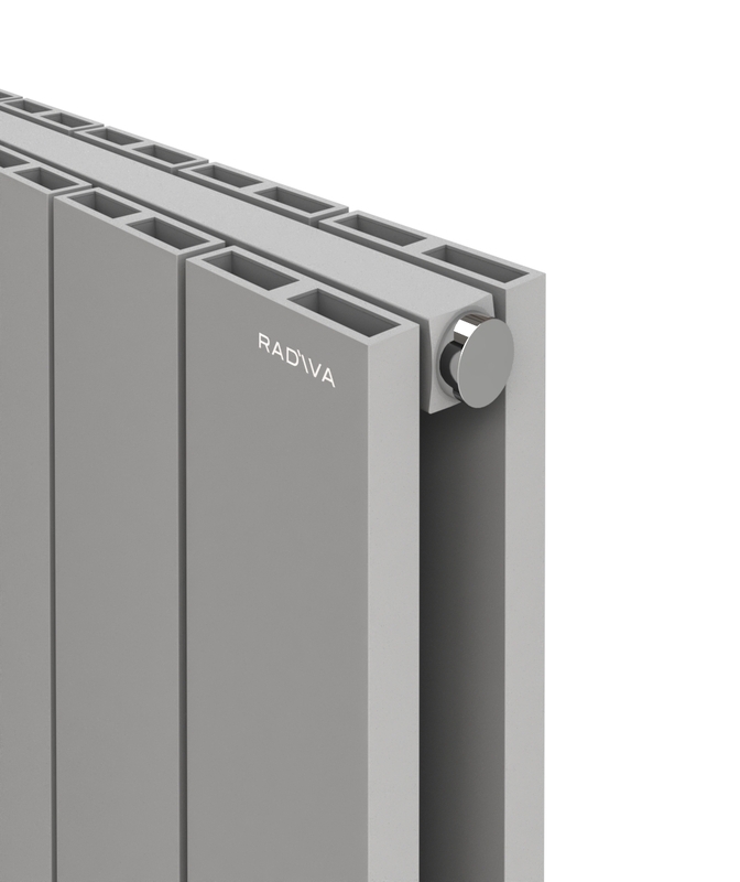 ALBIZIA Radiateur en Aluminium 1800x470 Gris