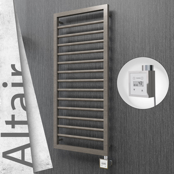 Radiva - Altair Elektrikli Paslanmaz Çelik Havlupan 400x1040 Satin Polisaj (KTX3 Termostat) 300W