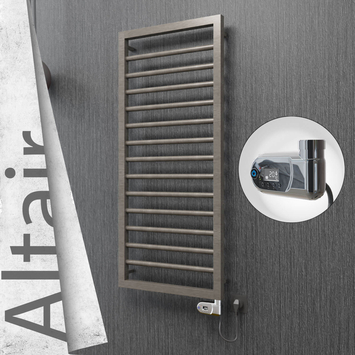 Radiva - Altair Elektrikli Paslanmaz Çelik Havlupan 400x1040 Satin Polisaj (Thesis Termostat) 300W