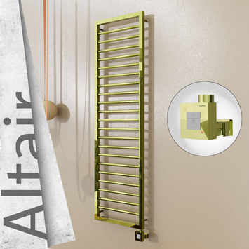 - ALTAIR Elektrikli Paslanmaz Çelik Havlupan 400x1600 Altın (KTX1 Termostat) 300W  - ALTAIR Elektrikli Paslanmaz Çelik Havlupan 400x1600 Altın (KTX1 Termostat) 300W