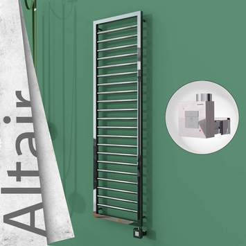 Radiva - Altair Elektrikli Paslanmaz Çelik Havlupan 400x1600 Ayna Polisaj (KTX1 Termostat) 300W