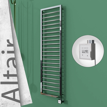 Radiva - Altair Elektrikli Paslanmaz Çelik Havlupan 400x1600 Ayna Polisaj (KTX3 Termostat) 300W