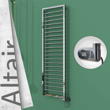 Radiva - Altair Elektrikli Paslanmaz Çelik Havlupan 400x1600 Ayna Polisaj (Thesis Termostat) 300W