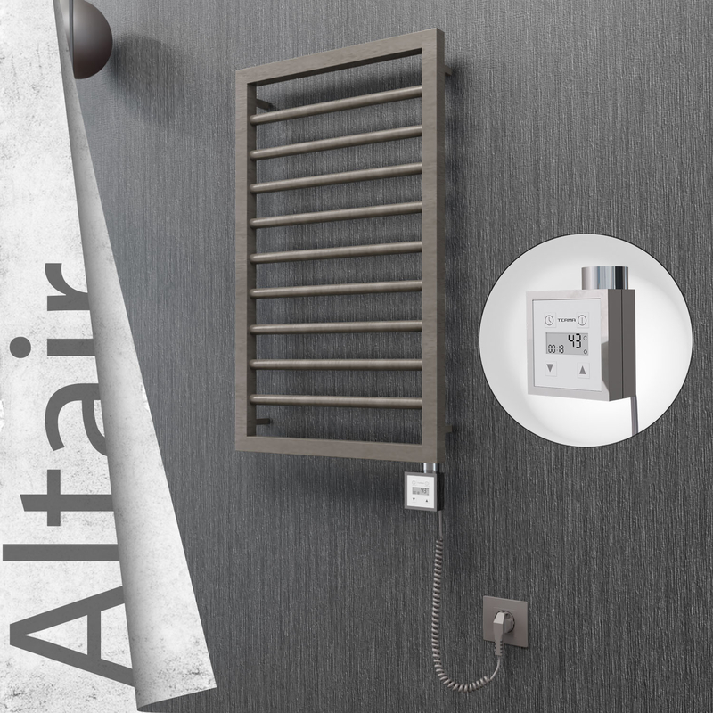 ALTAIR Elektrikli Paslanmaz Çelik Havlupan 400x760 Altın (KTX3 Termostat) 200W
