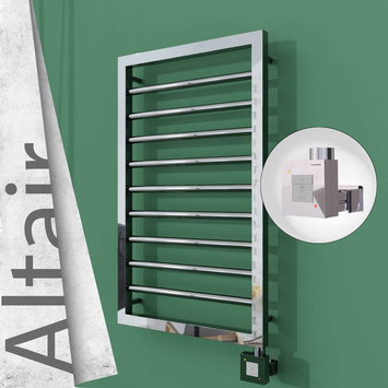 Radiva - Altair Elektrikli Paslanmaz Çelik Havlupan 400x760 Ayna Polisaj (KTX1 Termostat) 200W