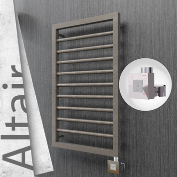 Radiva - Altair Elektrikli Paslanmaz Çelik Havlupan 400x760 Satin Polisaj (KTX1 Termostat) 200W