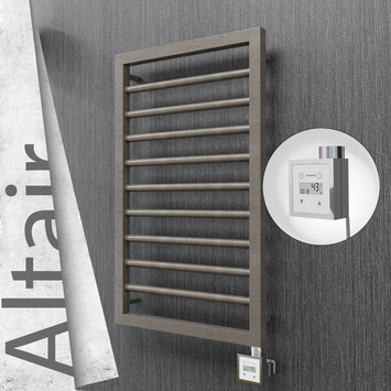 Radiva - Altair Elektrikli Paslanmaz Çelik Havlupan 400x760 Satin Polisaj (KTX3 Termostat) 200W