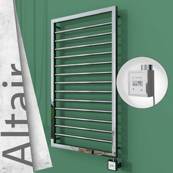 Radiva - Altair Elektrikli Paslanmaz Çelik Havlupan 500x1040 Ayna Polisaj (KTX3 Termostat) 300W