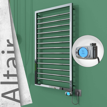 Radiva - Altair Elektrikli Paslanmaz Çelik Havlupan 500x1040 Ayna Polisaj (Musa Termostat) 300W