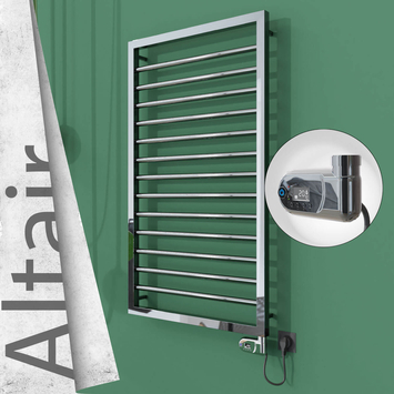 Radiva - Altair Elektrikli Paslanmaz Çelik Havlupan 500x1040 Ayna Polisaj (Thesis Termostat) 300W