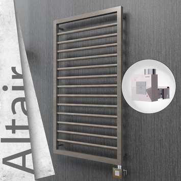 Radiva - Altair Elektrikli Paslanmaz Çelik Havlupan 500x1040 Satin Polisaj (KTX1 Termostat) 300W