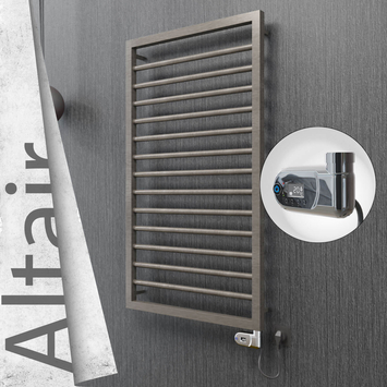 Radiva - Altair Elektrikli Paslanmaz Çelik Havlupan 500x1040 Satin Polisaj (Thesis Termostat) 300W