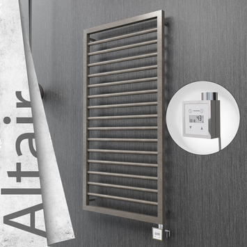 Radiva - Altair Elektrikli Paslanmaz Çelik Havlupan 500x1180 Satin Polisaj (KTX3 Termostat) 300W