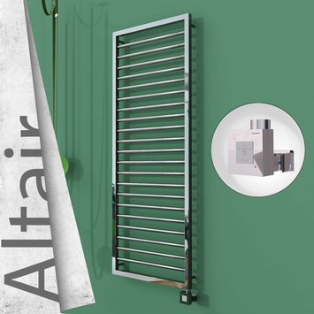 Radiva - Altair Elektrikli Paslanmaz Çelik Havlupan 500x1600 Ayna Polisaj (KTX1 Termostat) 600W