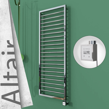 Radiva - Altair Elektrikli Paslanmaz Çelik Havlupan 500x1600 Ayna Polisaj (KTX3 Termostat) 600W