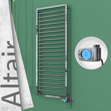 Radiva - Altair Elektrikli Paslanmaz Çelik Havlupan 500x1600 Ayna Polisaj (Musa Termostat) 600W