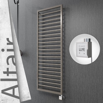 Radiva - Altair Elektrikli Paslanmaz Çelik Havlupan 500x1600 Satin Polisaj (KTX3 Termostat) 600W