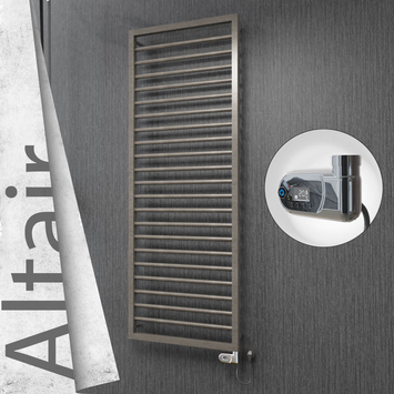 Radiva - Altair Elektrikli Paslanmaz Çelik Havlupan 500x1600 Satin Polisaj (Thesis Termostat) 600W