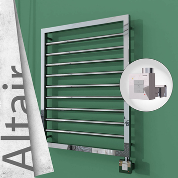 Radiva - Altair Elektrikli Paslanmaz Çelik Havlupan 500x760 Ayna Polisaj (KTX1 Termostat) 200W