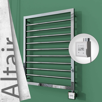 Radiva - Altair Elektrikli Paslanmaz Çelik Havlupan 500x760 Ayna Polisaj (KTX3 Termostat) 200W