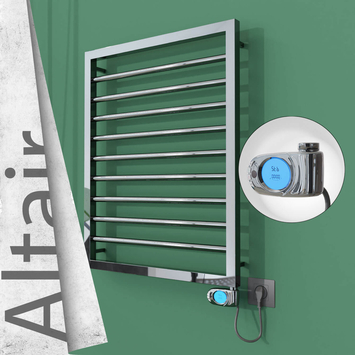 Radiva - Altair Elektrikli Paslanmaz Çelik Havlupan 500x760 Ayna Polisaj (Musa Termostat) 200W