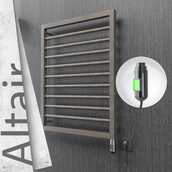 Radiva - Altair Elektrikli Paslanmaz Çelik Havlupan 500x760 Satin Polisaj (On/Off Düğmeli) 200W