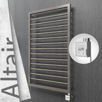 Radiva - Altair Elektrikli Paslanmaz Çelik Havlupan 600x1040 Satin Polisaj (KTX3 Termostat) 300W