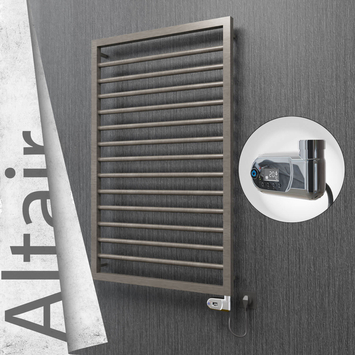 Radiva - Altair Elektrikli Paslanmaz Çelik Havlupan 600x1040 Satin Polisaj (Thesis Termostat) 300W