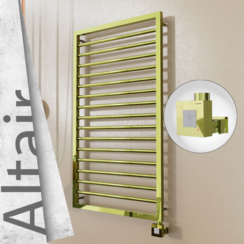 Radiva - Altair Elektrikli Paslanmaz Çelik Havlupan 600x1180 Altın (KTX1 Termostat) 300W
