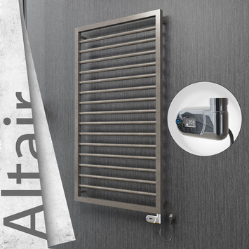 Radiva - Altair Elektrikli Paslanmaz Çelik Havlupan 600x1180 Satin Polisaj (Thesis Termostat) 300W