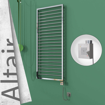 Radiva - Altair Elektrikli Paslanmaz Çelik Havlupan 600x1600 Ayna Polisaj (KTX1 Termostat) 600W Spiral Kablolu