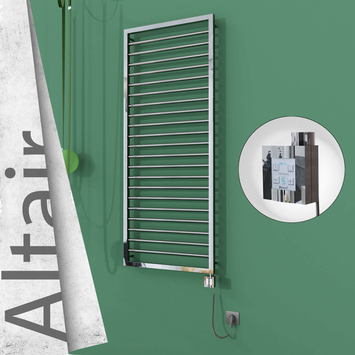 Radiva - Altair Elektrikli Paslanmaz Çelik Havlupan 600x1600 Ayna Polisaj (KTX4 Termostat) 600W Spiral Kablolu
