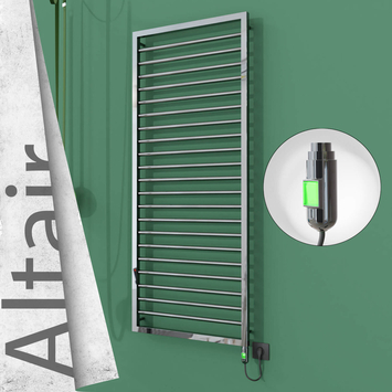 Radiva - Altair Elektrikli Paslanmaz Çelik Havlupan 600x1600 Ayna Polisaj (On/Off Düğmeli) 600W
