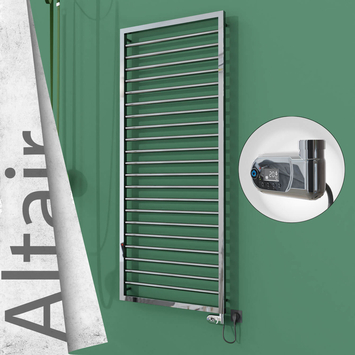 Radiva - Altair Elektrikli Paslanmaz Çelik Havlupan 600x1600 Ayna Polisaj (Thesis Termostat) 600W