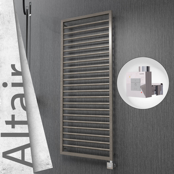 Radiva - Altair Elektrikli Paslanmaz Çelik Havlupan 600x1600 Satin Polisaj (KTX1 Termostat) 600W