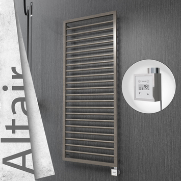 Radiva - Altair Elektrikli Paslanmaz Çelik Havlupan 600x1600 Satin Polisaj (KTX3 Termostat) 600W