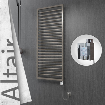 Radiva - Altair Elektrikli Paslanmaz Çelik Havlupan 600x1600 Satin Polisaj (KTX4 Termostat) 600W Spiral Kablolu