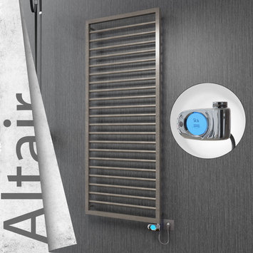 Radiva - Altair Elektrikli Paslanmaz Çelik Havlupan 600x1600 Satin Polisaj (Musa Termostat) 600W